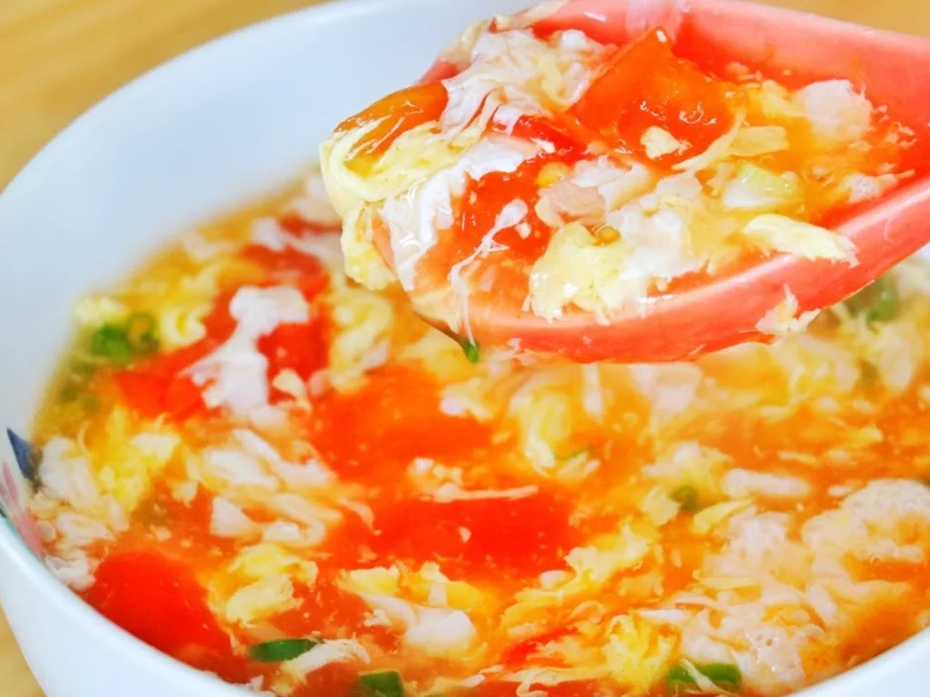 Tomato Egg Drop Soup Recipe - Cooksifu - Place No. 1 To Store Your Recipe